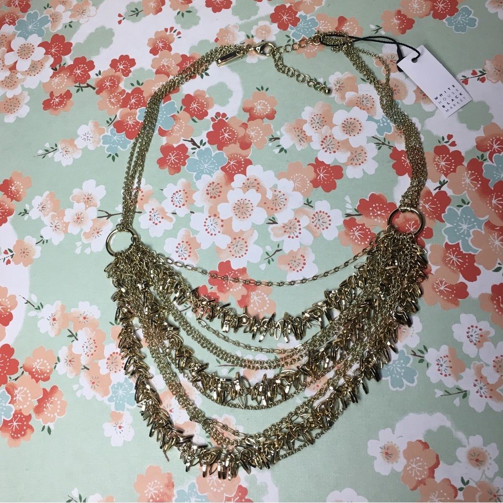 White House Black Market gold multi layered necklace
new fashion jewelry